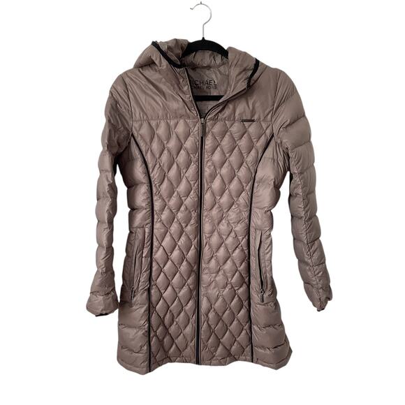 Michael Kors packable down mid length coat small - Picture 1 of 7